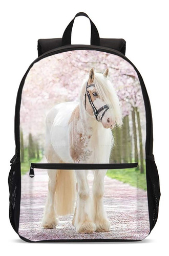 Fehuew 3d Animal Sakura Lindo Caballos Mochilas Mochilas Par