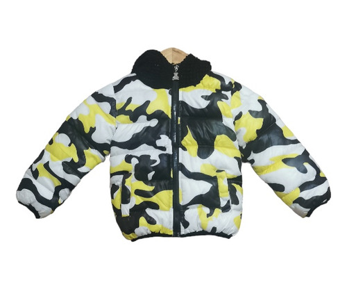 Campera Puffer Camuflada Abrigo Niños 