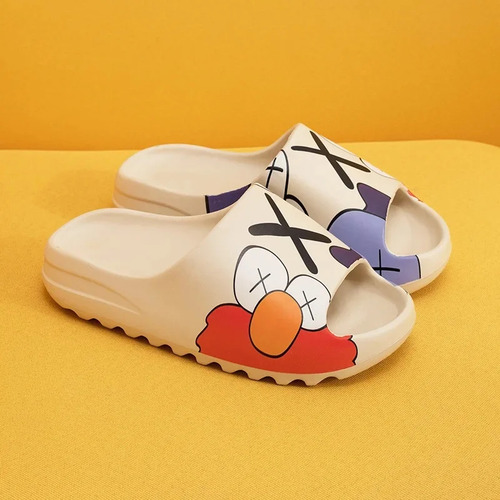 Zapatillas Con Letras De Eva Para Hombre, Parte Inferior Gru