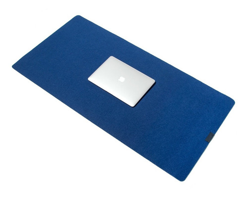 Deskpad Bullpad 120x60 cm en fieltro azul