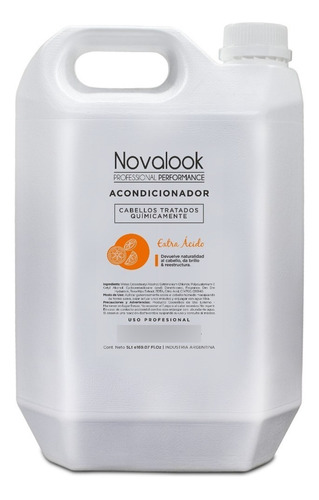 Acondicionador Novalook Extra Acido X 5 Litros