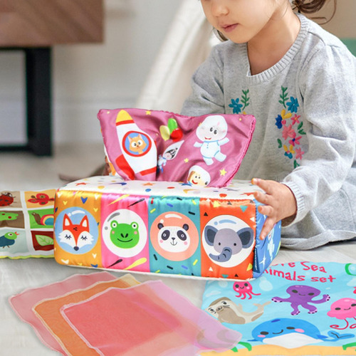 Caixa De Lenços Montessori Toy Toy Toys Tipo De Espaço