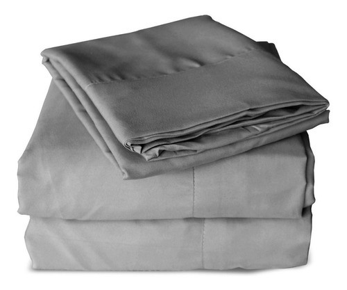 Juego De Sabanas Matrimonial  Bio Mattress Gris