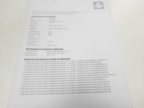 Impressora Laser Multifuncional Brother Dcp-8112dn Revisada
