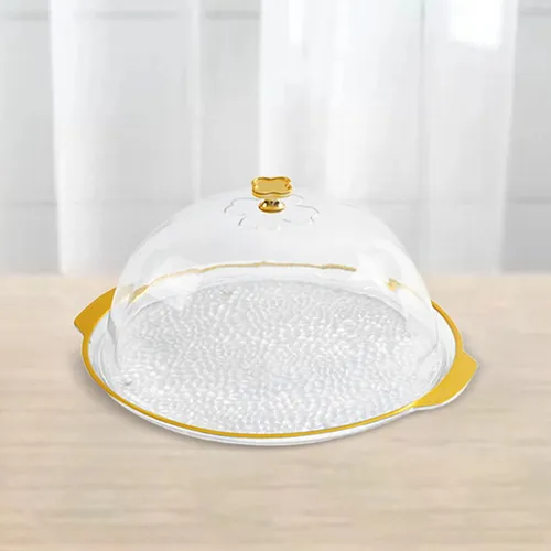 Plato Para Tartas Con Cúpula, Soporte Para Platos De L