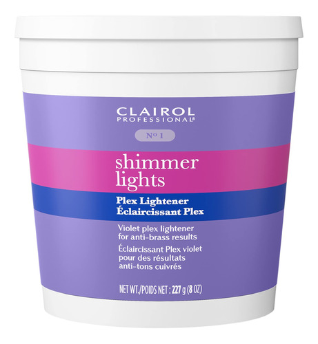 Clairol Professional Shimmer Lights Plex Lightener, 8 Oz