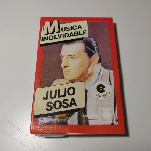 Julio Sosa Música Inolvidable Casete 1989 Ed Especial