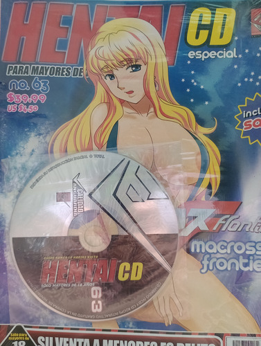 Revista Hentai Especial Cd Num. 63 Saga Macross Frontier (Usado)