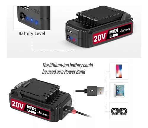  AVID POWER Paquete de llaves de impacto inalámbricas