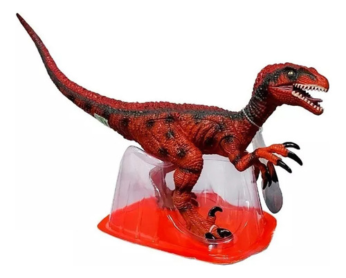 Dinosaurio Velociraptor C/base 40cm Wabro Dgl Games & Comics