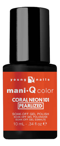 Young Nails Mani-q - Esmalte De Unas De Gel De Color Para Un