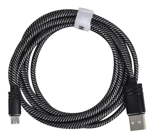 Cable Micro Usb De 1,8m De 2.4a Con Malla De Tela Nscatemi2