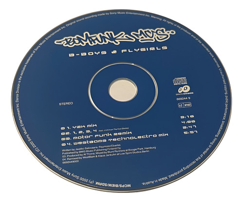 Bomfunk Mc's - B-boys & Flygirls Cd Maxi 2000 Edición Limitada (Usado)