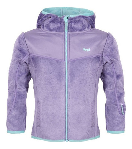 Poleron Niño Grillo Therm-pro Hoody Azul Violeta Lippi