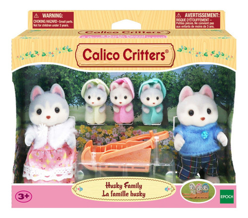 Calico Critters Husky Family Set Sylvanian Ternurines