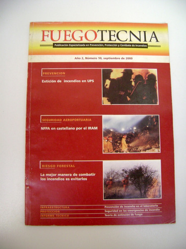 Revista Fuegotecnia 10 Incendio Bombero Seguridad Boedo