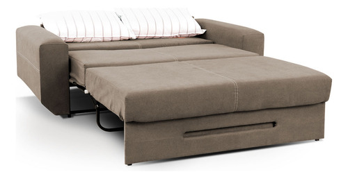 Sillón Sofa Cama 2 Cuerpos Reclinable Pana - Verona Tierra