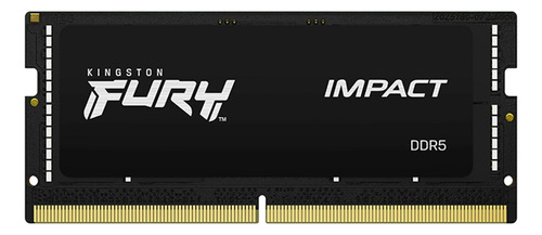 Memoria Ram So-dimm Kingston Fury Impact Black Ddr5 32gb
