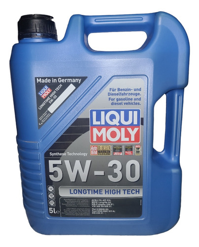 Aceite 5w30 Liqui Moly  5 L  Longtime High Tech