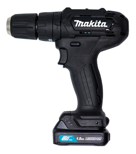 Imagen 2 de 3 de Taladro Rotomartillo Makita Hp333dyx3b C/ Bateria Y Cargador Color Negro