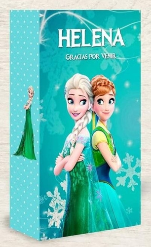 Imagen 2 de 3 de 10 Bolsitas Para Golosinas Papel Foto Ana Y Elsa Frozen 2