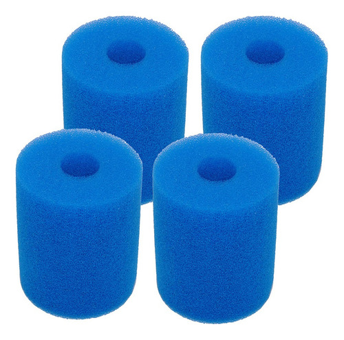 Paquete De 4 Cartuchos De Esponja Para Filtros De Piscina Pa