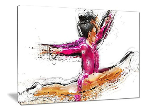 Arte Digital Pt2544-32-16 Deporte De Gimnasia Dividida En Gr