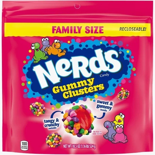 Nerds Gummy Clusters 524g Dulce Americano Gomitas Importadas