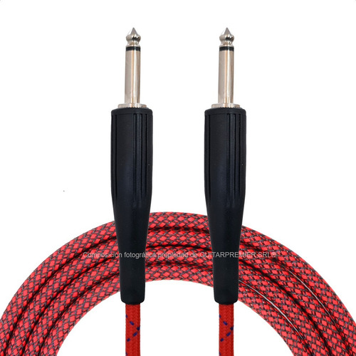 Cable Plug Plug 10 Metros Para Guitarra Instrumentos Premium