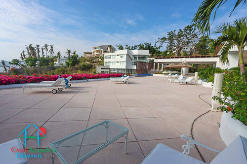 Cad Casa Virgo. Hermosa Casa Con Terraza Con Asoleadero, Alberca Y Vista Al Mar
