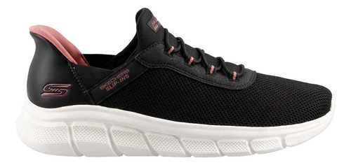 Skechers Bobs B Flex Corredor Para Dama Color Negro, Rosa