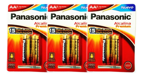 Pilas Alcalinas Panasonic Blister X2 Pilas (pack X3 Blister)