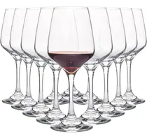 Comprar Yangnay Juego De Copas De Vino De 12 Copas De Vino Tinto O B