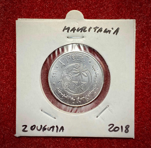 Moneda 2 Ouguiya Mauritania 2018 Uc 1 (Usado)