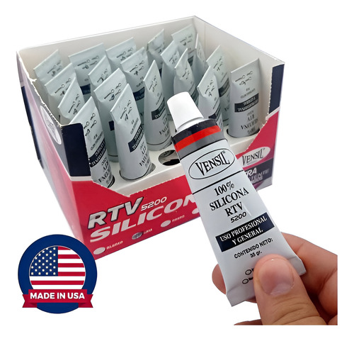 Silicon Gris Mini De 35g Alta Temperatura Vensil Grey
