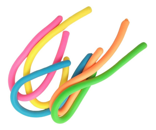 Imagen 2 de 3 de Cuerda Monkey Noodle Elástica Antiestres Sensorial X1 Unidad