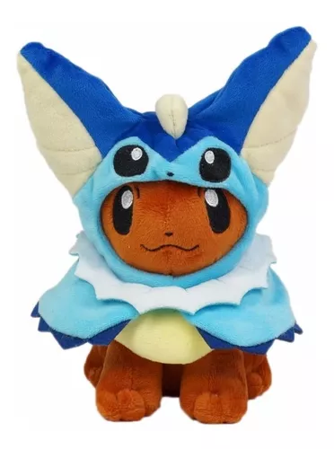 Flareon Evoluções Evolution Eevee Pokemon Pelúcia 20cm