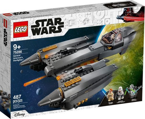 Brinquedo Starfighter Do General Grievous Star Wars Lego Quantidade de peças 487