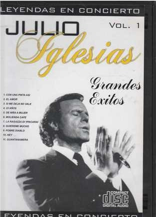 Cd - Julio Iglesias / Grandes Exitos-leyendas En - Original