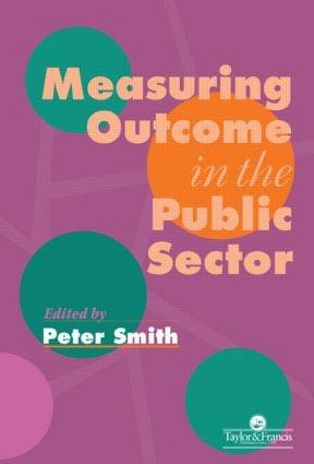 Libro Measuring Outcome In The Public Sector - Peter Smith