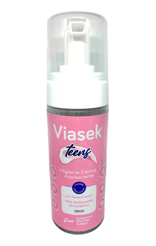 Viasek Teens Espuma Mousse Extra Suave Limpieza Vaginal 150m