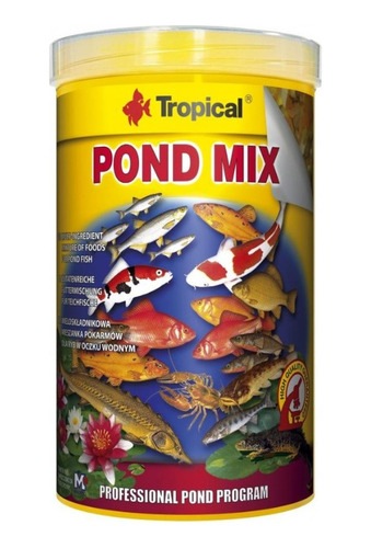 Alimento Peces Tropical Pond Mix 1000ml / 160 Gr