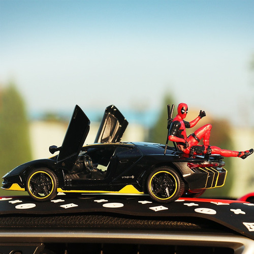 Para 6 Piezas Dead Pool Anime Decoración Del Hogar Y Modelo