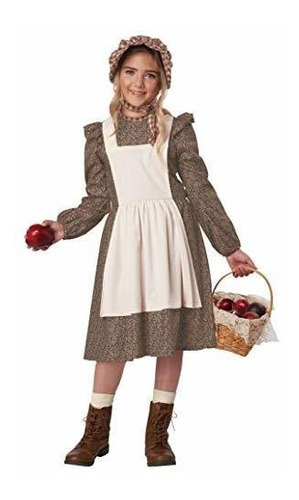 California Costumes Frontier Settler Girl Child Costume (bro