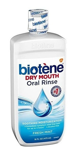 Biotene Enjuague Oral Boca Seca, Menta Fresca, 16 Oz (paque.