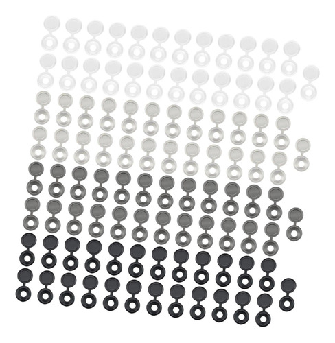 100 Tapas De Tornillos Con Bisagras, Tapas De