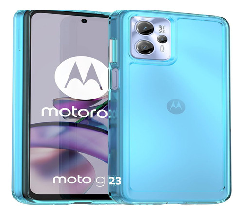 Forro Bryp Motorola Moto G23 Antigolpe Silicone Transparente
