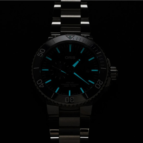 Reloj Oris Aquis Small Second 74377334155-07 Acero Caballero