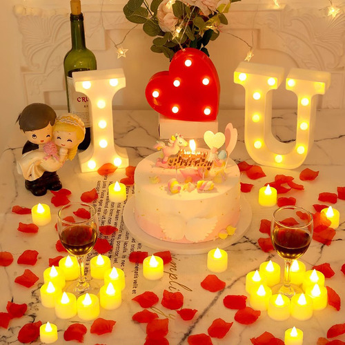 Vela Led Sin Llama Para El Hogar, Fiesta De Navidad, Boda