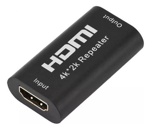 Adaptador Extensor Repetidor Amplificador Hdmi Femea 4k 2k